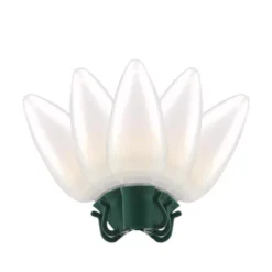 Celebrations Platinum LED C9 White 25 Ct String Christmas Lights 25 Ft.