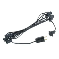 Novelty Lights 10 Socket C7/E12 Candelabra Base Christmas Stringer, Vintage Holiday Hanging Light String, SPT-1 20 Gauge Green Wire -Target Sale Shop GUEST a3f8058d e89f 4541 8534 e1b26c4e61d7