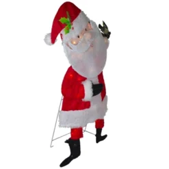 Northlight Lighted Chenille Santa With Bird Outdoor Christmas Decoration - 32" - White Lights -Target Sale Shop GUEST a8937847 4055 46a5 8b97 881dd17870f8