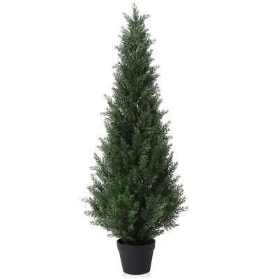 DR.Planzen 3-5FT Artificial Cedar Tree Indoor/Outdoor UV Protection Pre Potted Fake Tree For Decor, Perfect Housewarming Gift 1Pack 8 DR.Planzen 3-5FT Artificial Cedar Tree Indoor/Outdoor UV Protection Pre Potted Fake Tree For Decor, Perfect Housewarming Gift 1Pack - Image 8