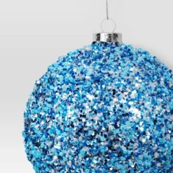 4" Christmas Chunkey Glitter Ball Ornament Light Blue - Wondershop™ -Target Sale Shop GUEST b2c288cd 71dd 4413 a14c 4aa440d63182