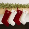 Personalization Mall Classic Christmas Embroidered Initial Ivory Christmas Stockings -Target Sale Shop GUEST b4ab0a71 5aee 4319 a6d4 e33545523557