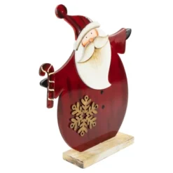 Northlight Santa With Candy Cane And Snowflake Wooden Christmas Decoration - 12" -Target Sale Shop GUEST b6105921 8773 40c5 a4e2 7521e0306e6b