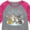 Girls' - Disney - Christmas - Snowy Bunny Kisses Shirt Tail Raglan Graphic T-shirt -Target Sale Shop GUEST b78a9651 d3b6 4a32 9f9a 2ecfe9620023