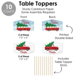 Big Dot Of Happiness Merry Little Christmas Tree - Red Truck And Car Christmas Party Supplies Decoration Kit - Decor Galore Party Pack - 51 Pieces -Target Sale Shop GUEST bcfee136 004e 4126 b3cd 485b62a9b66d