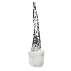 Northlight 13" Silver Sequin Santa With A Pointed Winter Hat Christmas Decor -Target Sale Shop GUEST be080d0b ce9e 496c 95ef 6653909279d2