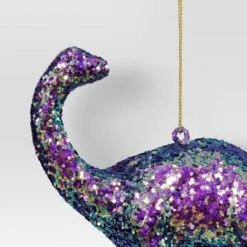 5" Christmas Plastic Chunky Glitter Dinosaur Ornament Purple - Wondershop™ -Target Sale Shop GUEST c052895d f11a 4976 8ab3 cb63c14145f2