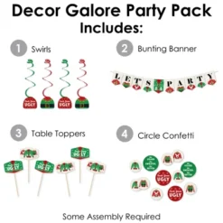 Big Dot Of Happiness Ugly Sweater - Holiday And Christmas Party Supplies Decoration Kit - Decor Galore Party Pack - 51 Pieces