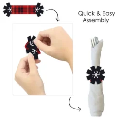 Big Dot Of Happiness Jolly Santa Claus - Christmas Party Paper Napkin Holder - Napkin Rings - Set Of 24 -Target Sale Shop GUEST c16a3b50 6ba5 4444 8ad8 8c5ea1f758d9