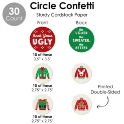 Big Dot Of Happiness Ugly Sweater - Holiday And Christmas Party Supplies Decoration Kit - Decor Galore Party Pack - 51 Pieces -Target Sale Shop GUEST c44bf218 b17b 4ecf a98c 77c87d2472b2