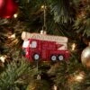 Fire Truck Christmas Tree Ornament Red - Wondershop™