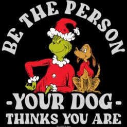 Men's Dr. Seuss Grinch Christmas Be The Person T-Shirt