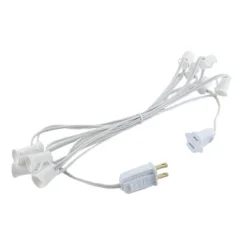 Novelty Lights 10 Socket C7/E12 Candelabra Base Christmas Stringer, Vintage Holiday Hanging Light String, SPT-1 20 Gauge Green Wire -Target Sale Shop GUEST d5b715c1 6196 4e53 b328 1c8e0861e7b7