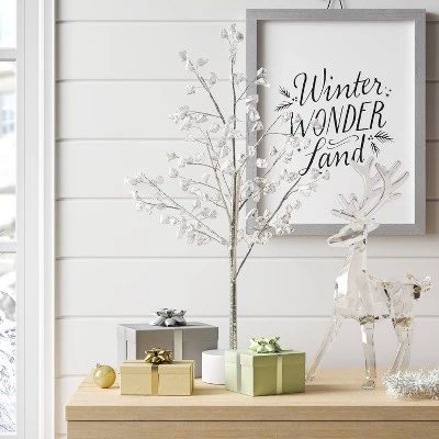 Acrylic Deer Christmas Animal Figurine - Wondershop™ 1 Acrylic Deer Christmas Animal Figurine - Wondershop™