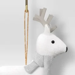 Christmas Fabric Deer Ornament White - Wondershop™ -Target Sale Shop GUEST d83a4aa9 d776 485b 8152 e4a4a126be58