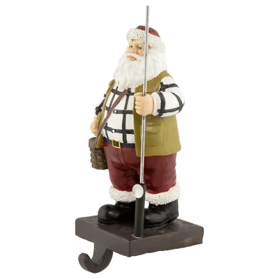 Northlight 8.5" Rustic Fisherman Santa Christmas Stocking Holder 2 Northlight 8.5" Rustic Fisherman Santa Christmas Stocking Holder - Image 2