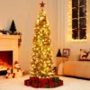 6ft/7.5ft/9ft/12ft Pre-Lit Pencil Christmas Tree With Dual-Color Lights, Slim Artificial Indoor Outdoor Xmas Tree For Home & Apartment -Target Sale Shop GUEST daff4a8f f38c 4793 890b 889d7e675700