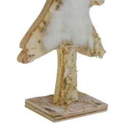 Northlight Wooden Tree With Faux Fur Christmas Decoration - 13.5" - Brown And White -Target Sale Shop GUEST dbf168fe c247 445e 8833 0e2a7f4448be