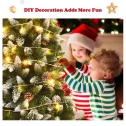 Costway 6ft Snow Flocked Unlit Pencil Christmas Tree Hinged Pine Cones -Target Sale Shop GUEST dc2c52b8 19b9 45ec 9e97 0f5b39fdd99c