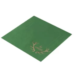 Juvale 50-Pack Green Be Merry In Gold Foil Disposable Paper Cocktail Napkins For Christmas Party Supplies -Target Sale Shop GUEST e10ac774 13e7 46bb babd 1315fc0031b8