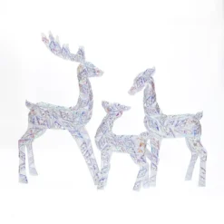 LuxenHome 3-Piece Multi-Color Snowflake Deer Family Outdoor Holiday Decoration With 460 Lights -Target Sale Shop GUEST e2bb898d 55aa 48d5 893d a35fc75ef96b