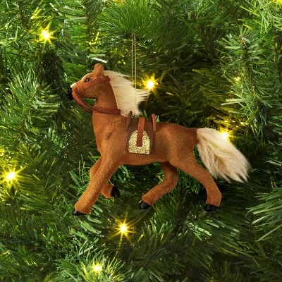 Christmas Fabric Horse Ornament - Wondershop™ 1 Christmas Fabric Horse Ornament - Wondershop™
