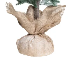 Northlight Frosted Slim Pine Artificial Christmas Tree In Burlap Base - 5' - Unlit -Target Sale Shop GUEST e41be32c 4591 451a 9b46 8949b878089b