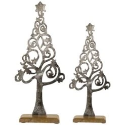 Northlight Starry Trees Metal Christmas Decorations - 18.5" - Silver - Set Of 2 -Target Sale Shop GUEST e4ff34d0 9bf2 4272 9e09 8132f695ea06