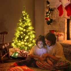 Costway 5ft Pre-lit PVC Artificial Half Christmas Tree 250 LED Lights 17 Costway 5ft Pre-lit PVC Artificial Half Christmas Tree 250 LED Lights -Target Sale Shop GUEST e7b62388 f54f 4e60 b7a7 f97ccb54c455