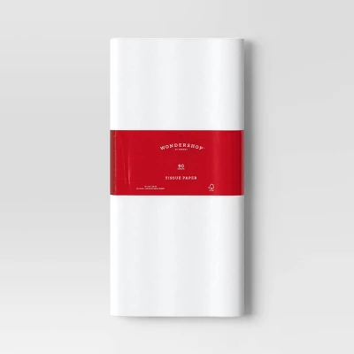 90ct Christmas Gift Tissue Paper White - Wondershop™ 2 90ct Christmas Gift Tissue Paper White - Wondershop™ - Image 2
