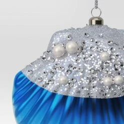 4.25" Christmas Plastic Scallop Ornament Blue - Wondershop™ -Target Sale Shop GUEST e8b87394 c0f4 483c b036 974bcfc11ffc