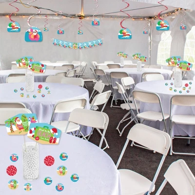 Big Dot Of Happiness Tropical Christmas - Beach Santa Holiday Party Supplies Decoration Kit - Decor Galore Party Pack - 51 Pieces 2 Big Dot Of Happiness Tropical Christmas - Beach Santa Holiday Party Supplies Decoration Kit - Decor Galore Party Pack - 51 Pieces - Image 2