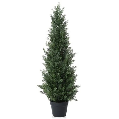 DR.Planzen 3-5FT Artificial Cedar Tree Indoor/Outdoor UV Protection Pre Potted Fake Tree For Decor, Perfect Housewarming Gift 1Pack 7 DR.Planzen 3-5FT Artificial Cedar Tree Indoor/Outdoor UV Protection Pre Potted Fake Tree For Decor, Perfect Housewarming Gift 1Pack - Image 7