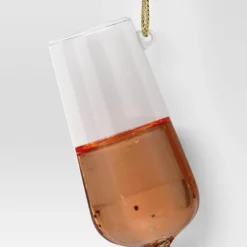 4.5" Christmas Glass Champagne Ornament - Wondershop™ -Target Sale Shop GUEST f168c8e8 38d2 4630 9cc9 3b9a419aabb6