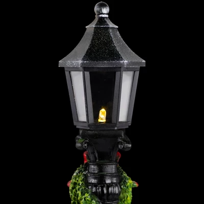 Northlight Glittered Snow Couple Under Lighted Street Lamp Christmas Decoration - 14" 2 Northlight Glittered Snow Couple Under Lighted Street Lamp Christmas Decoration - 14" - Image 2