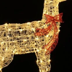 LuxenHome 3-Piece Deer Family Outdoor Holiday Decoration Set With Lights And Timer White, Red -Target Sale Shop GUEST f530e11c 1199 4dcb ba33 298a8297d4c2