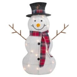 Northlight Lighted Tinsel Snowmen Family Christmas Yard Decorations - Clear Lights - Set Of 2 -Target Sale Shop GUEST f78a39b9 f211 4f67 8fbb ebe0ddaef6ab