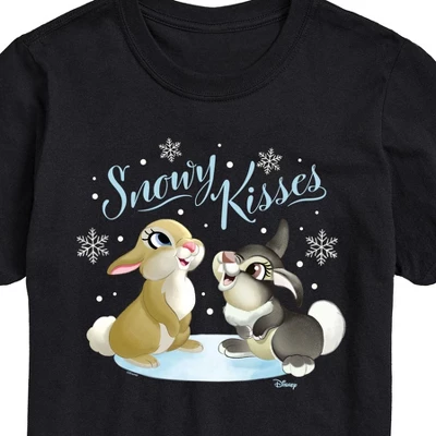 Men's - Disney - Christmas - Snowy Bunny Kisses Short Sleeve Graphic T-Shirt 1 Men's - Disney - Christmas - Snowy Bunny Kisses Short Sleeve Graphic T-Shirt