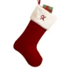 Personalization Mall Velvet 19" Embroidered Initial Stocking, Burgundy -Target Sale Shop GUEST ff4e3785 6af9 416d ab4e 971f60875bb4